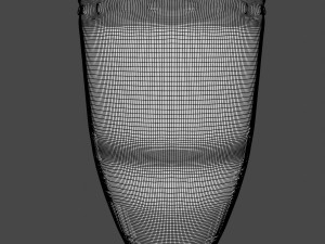 football cup made of gold 3D 模型