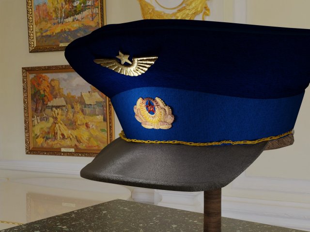 flying cap Model 3D .c4d .max .obj .3ds .fbx .stl .blend 