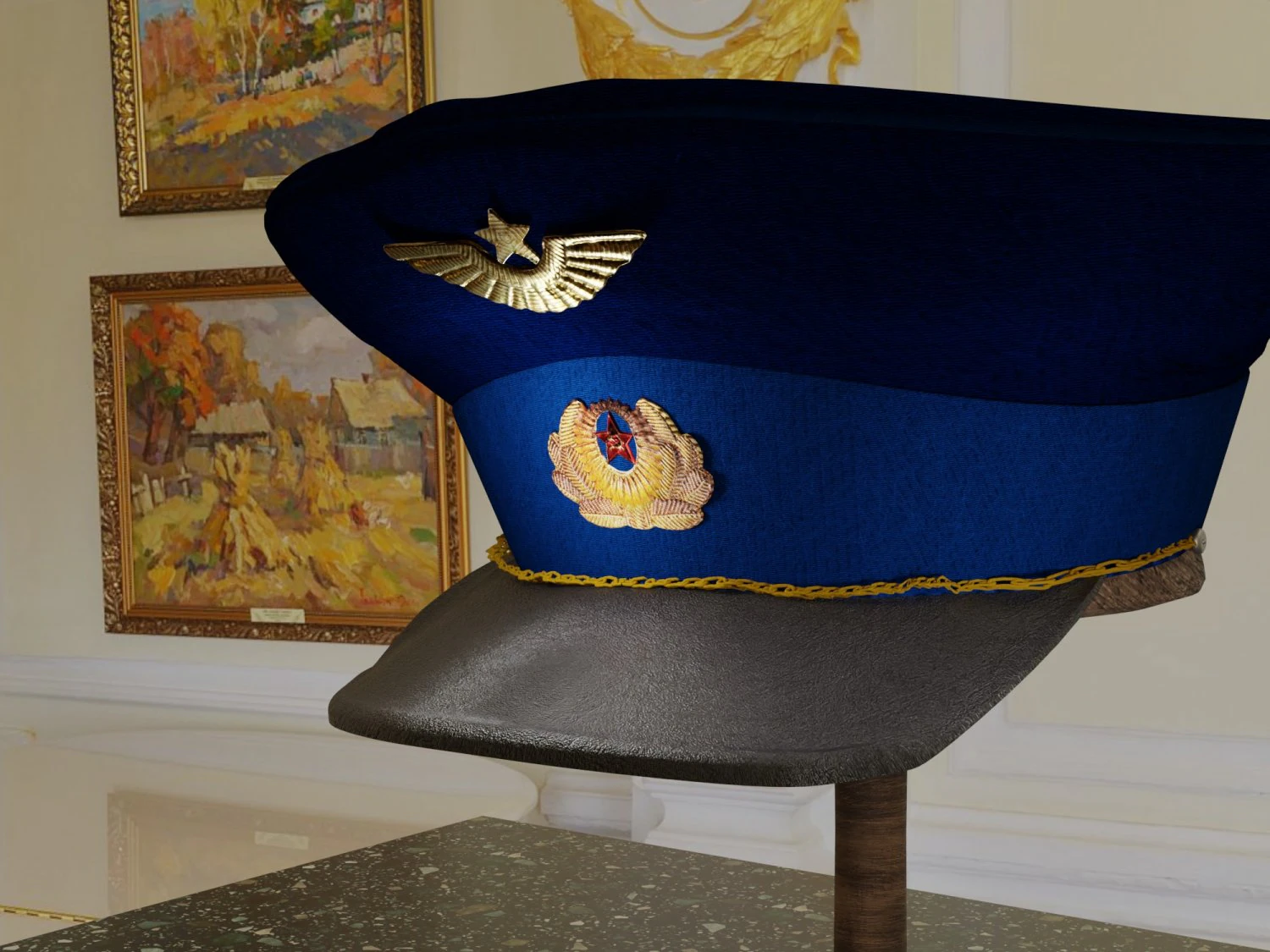 u&ccedil;an şapka 3D Model .c4d .max .obj .3ds .fbx .stl .blend 