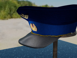 flying cap Model 3D