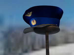 flying cap Model 3D