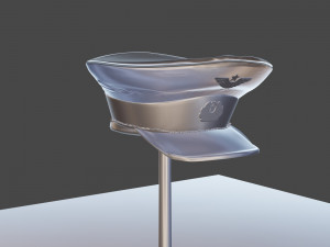 flying cap Model 3D