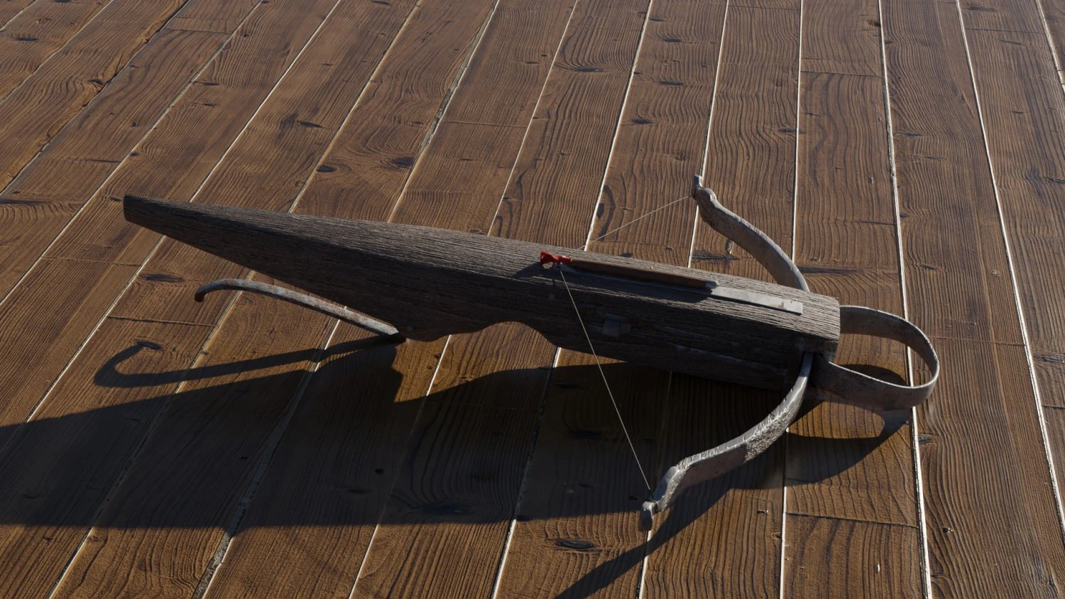 crossbow with a dart 3D Model .c4d .max .obj .3ds .fbx .stl .blend