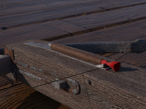 crossbow with a dart Modèle 3D