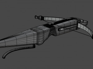 crossbow with a dart Modèle 3D
