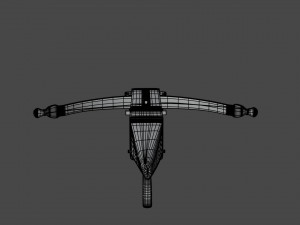 crossbow with a dart Modèle 3D