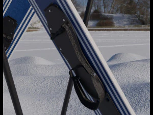 高山滑雪板 3D 模型