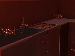 Kitchen Furniture 3D Model