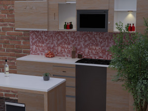 Kitchen Furniture 3D Model