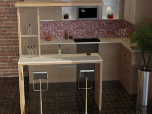 Kitchen Furniture 3D Model