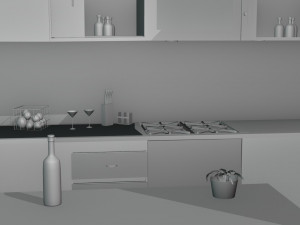Kitchen Furniture 3D Model