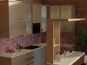 Kitchen Furniture 3D Model