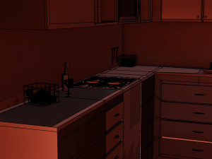 Kitchen Furniture 3D Model