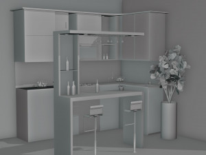 Kitchen Furniture 3D Model