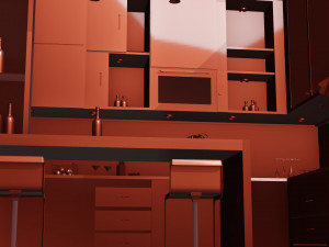 Kitchen Furniture 3D Model