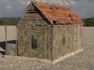 casa abandonada Modelo 3D