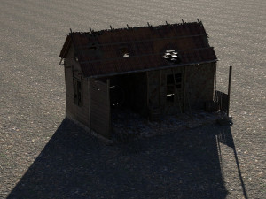 Abandoned House 3D Model