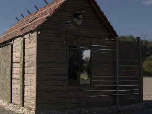 casa abandonada Modelo 3D