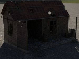 Abandoned House 3D Model