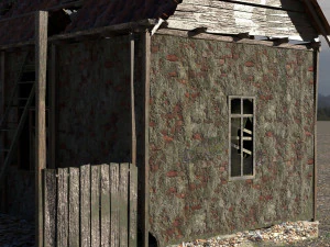 casa abandonada Modelo 3D