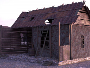 Abandoned House 3D Model