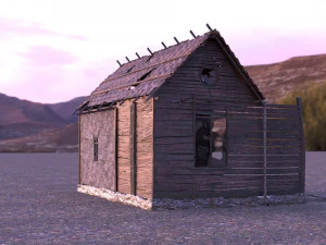 casa abandonada Modelo 3D