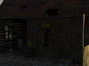 casa abandonada Modelo 3D