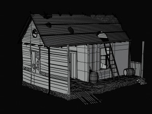 Abandoned House 3D Model