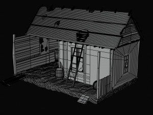 Abandoned House 3D Model