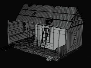 casa abandonada Modelo 3D