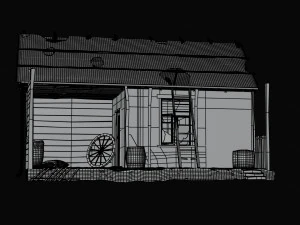 casa abandonada Modelo 3D