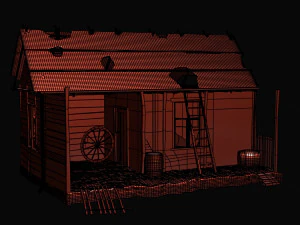 casa abandonada Modelo 3D