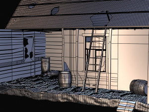 Abandoned House 3D Model