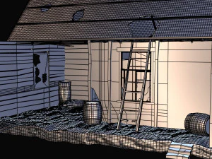 casa abandonada Modelo 3D