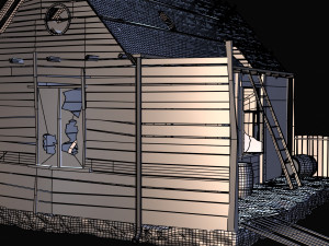 Abandoned House 3D Model