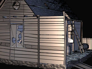 casa abandonada Modelo 3D