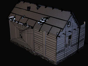 casa abandonada Modelo 3D