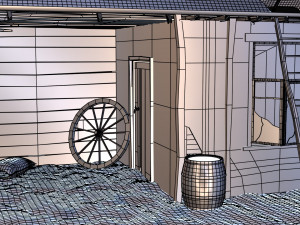 Abandoned House 3D Model