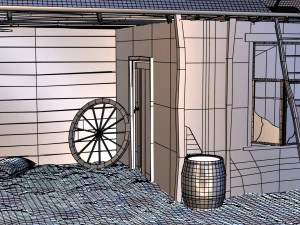 casa abandonada Modelo 3D