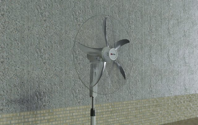 Modern Fan 3D Модель .c4d .max .obj .3ds .fbx .stl .blend 