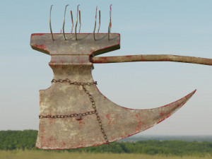 Bloody Executioners Axe 3D 模型