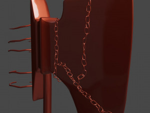 Bloody Executioners Axe 3D 模型