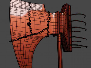 Bloody Executioners Axe 3D 模型