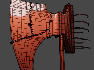Bloody Executioners Axe 3D Model