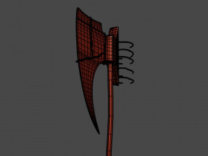 Bloody Executioners Axe 3D 模型
