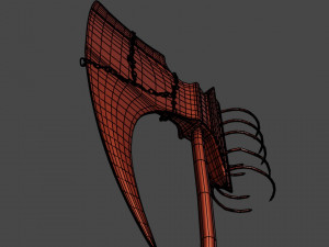 Bloody Executioners Axe 3D 模型