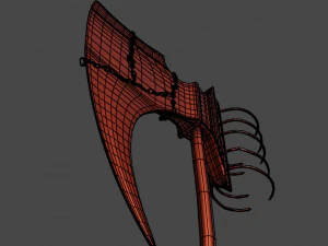 Bloody Executioners Axe 3D Model