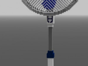 voxel fan 3D 模型