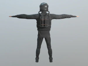 special forces army man 3D Model