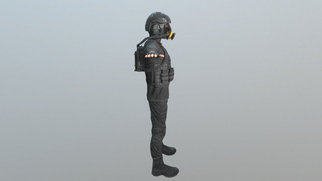 special forces army man 3D Model in Man 3DExport
